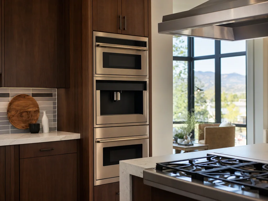 Luxury built-in kitchen in a Arvada, Colorado home