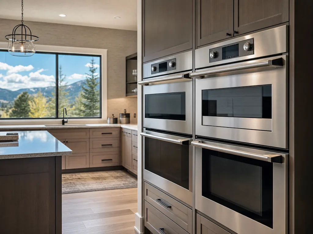 Luxury built-in kitchen in a Castle Pines, Colorado home