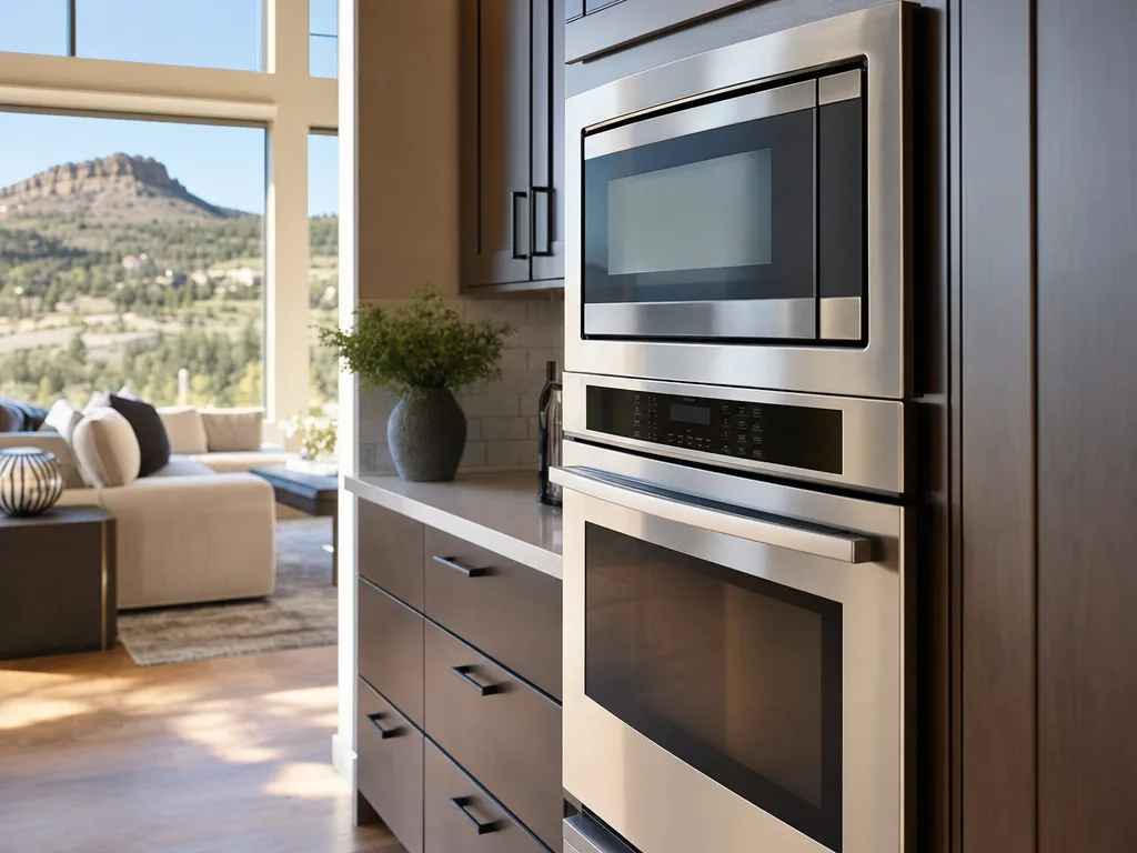 Luxury built-in kitchen in a Castle Rock, Colorado home