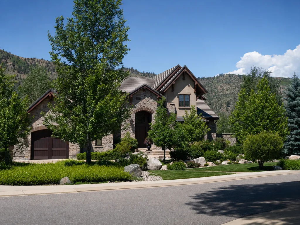 Luxury built-in kitchen in a Columbine Valley, Colorado home