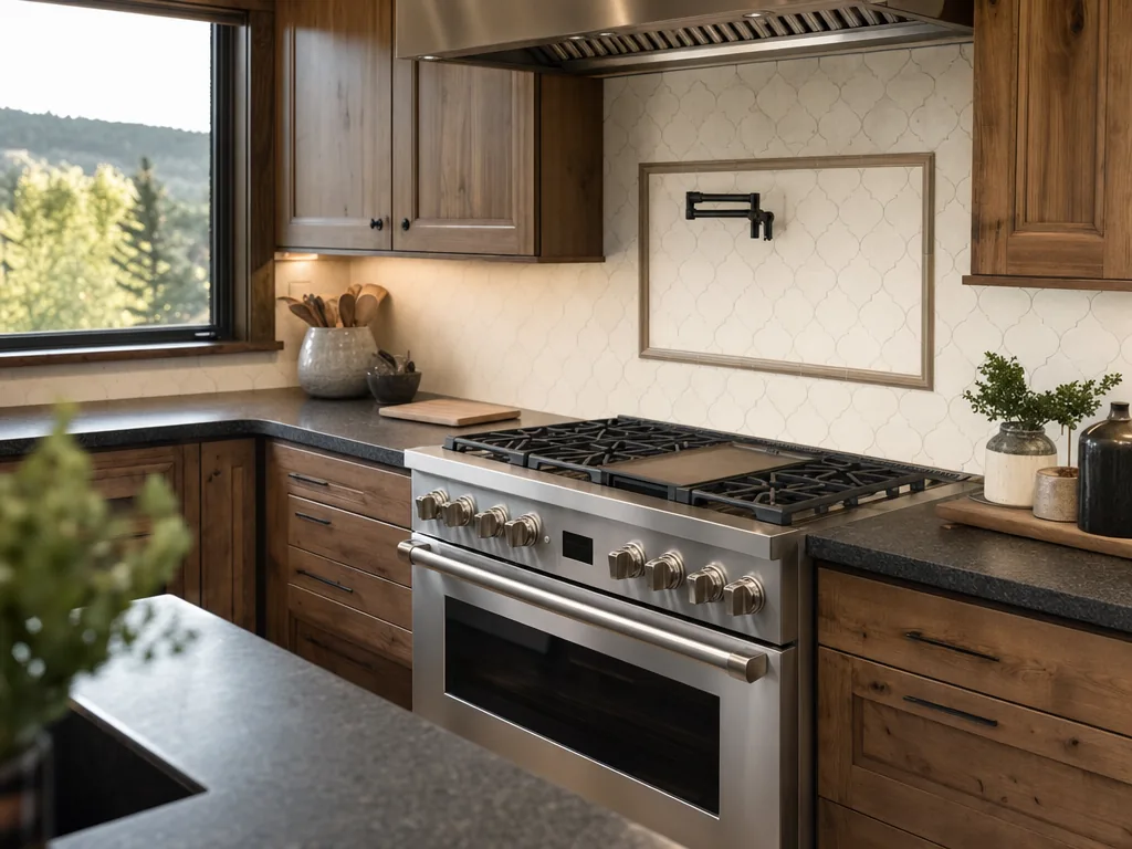 Luxury built-in kitchen in a Evergreen, Colorado home