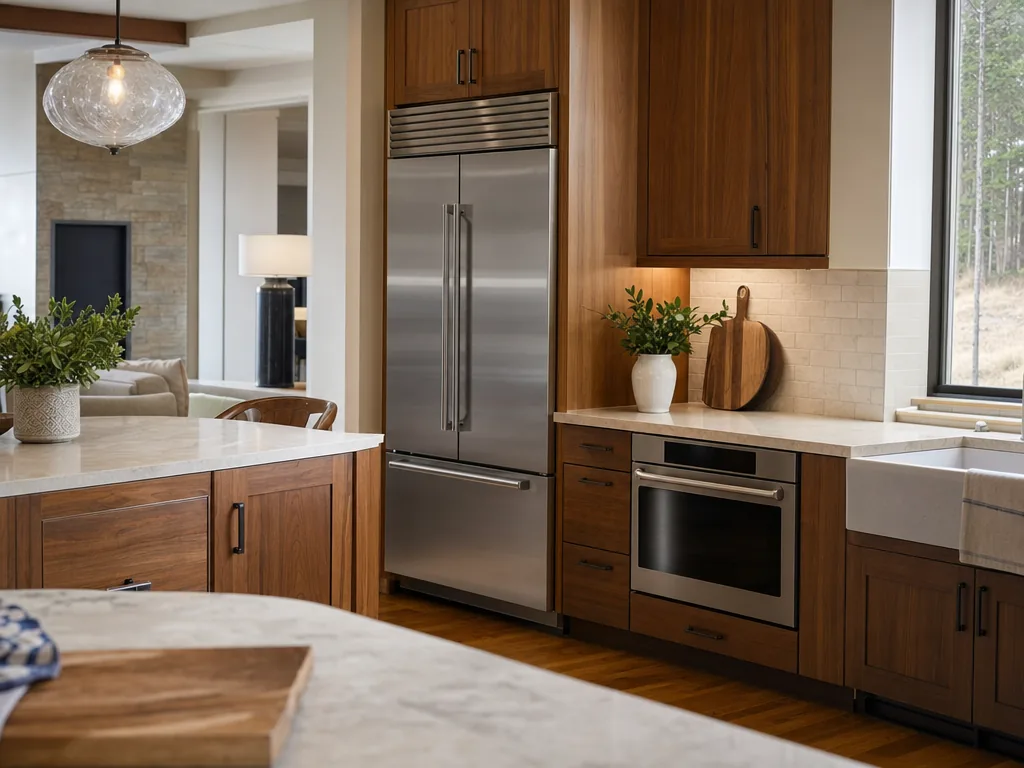 Luxury built-in kitchen in a Lone Tree, Colorado home
