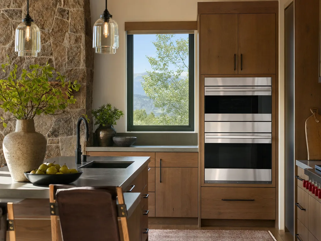 Luxury built-in kitchen in a Niwot, Colorado home
