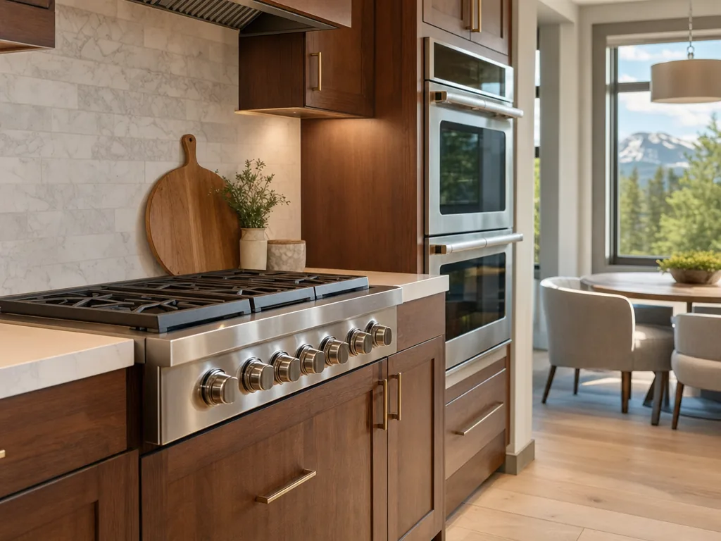 Luxury built-in kitchen in a Superior, Colorado home