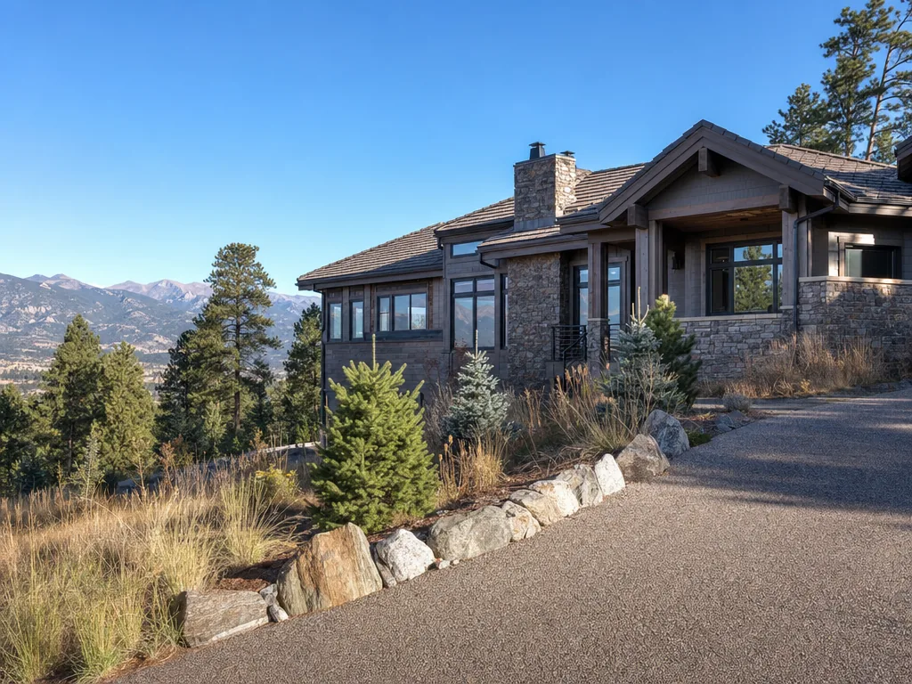 Colorado residential street in the Denver service area